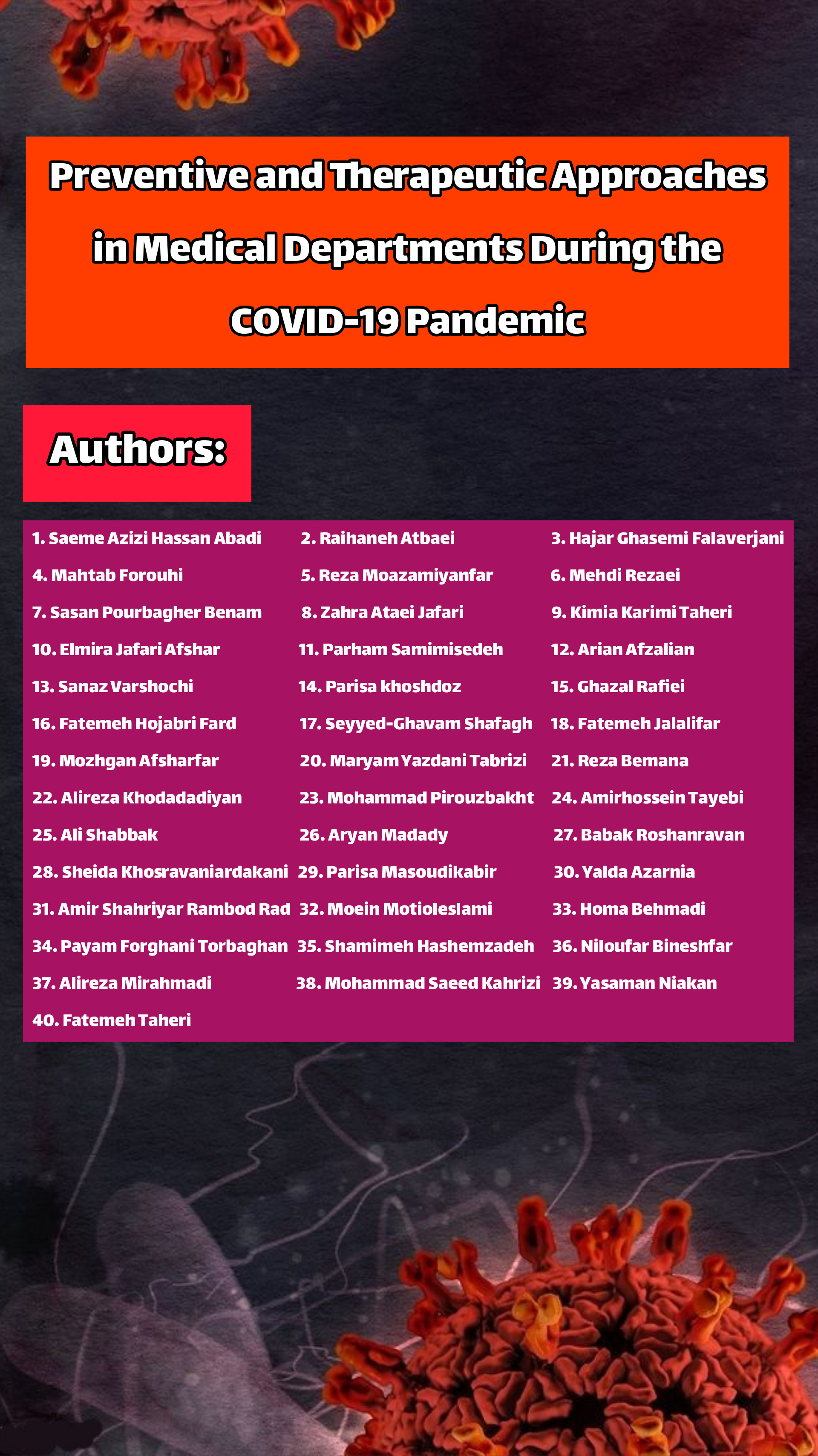 Preventive and Therapeutic Approaches in Medical Departments During the COVID-19 Pandemic